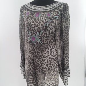 Be.You.tiful Animal Print Dress Size Large NWT